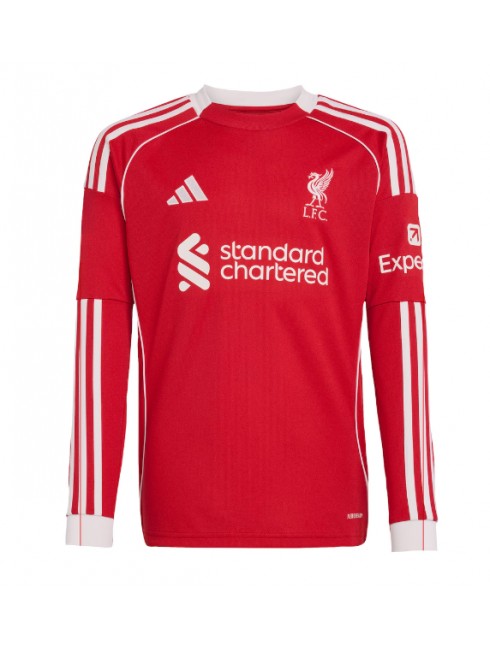 Liverpool Replika Hemmakläder 2025-26 Långärmad Liverpool Replika Hemmakläder 2025-26 Långärmad